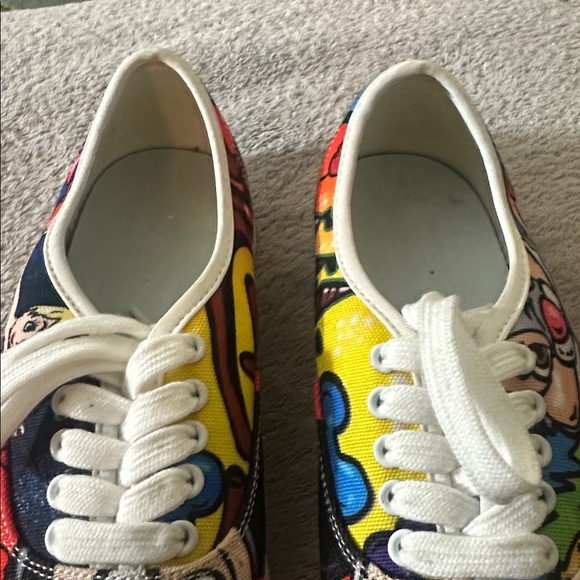 Colorful Cartoon Character Shoes size 10.5 women or size 9 men. NWOT - Picture 2 of 5